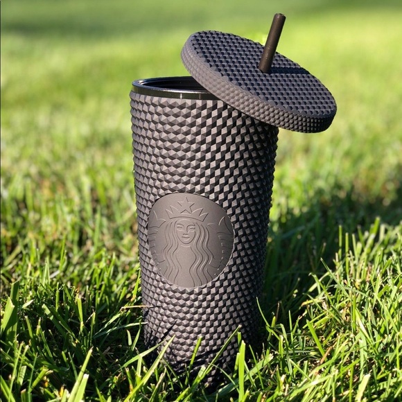 Starbucks Other - Starbucks Black Matte Studded Tumbler